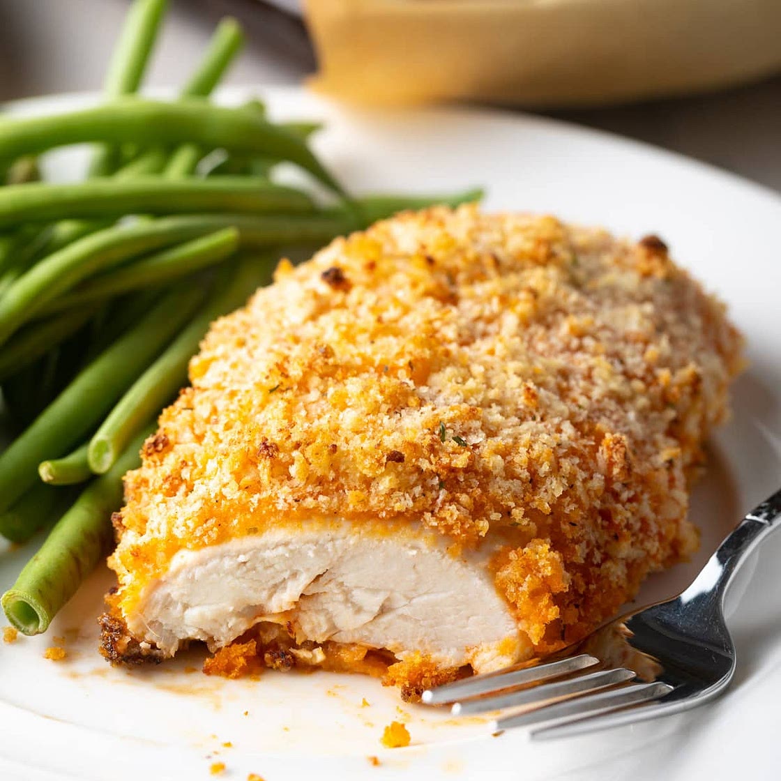 Crispy Baked Buffalo Chicken Breasts