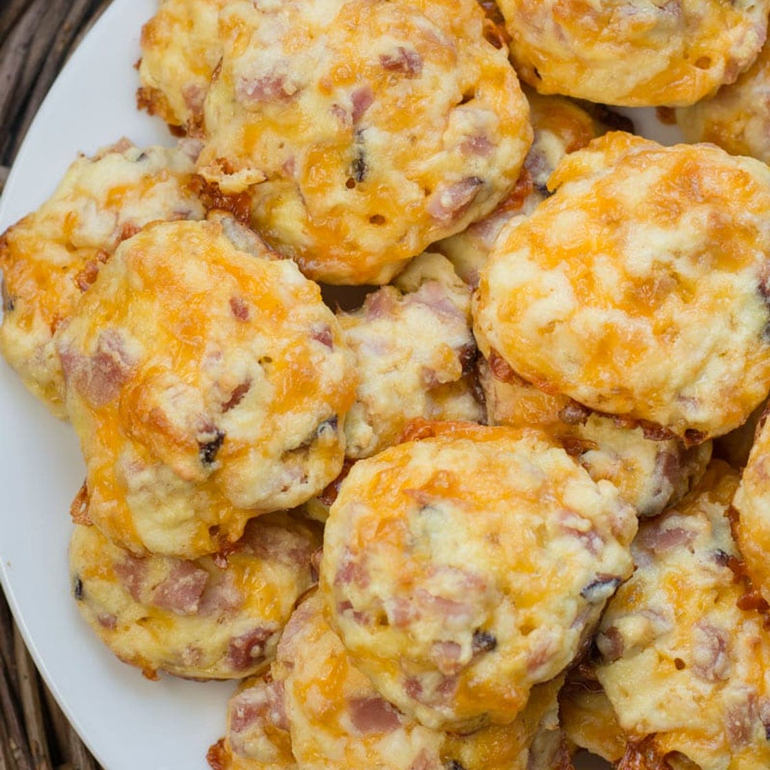 Keto Ham and Cheese Bites