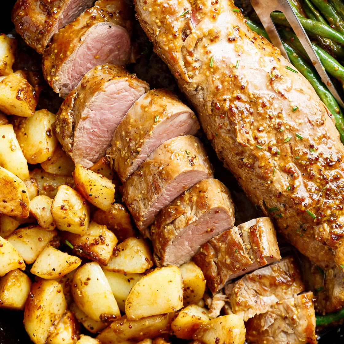 Dijon Garlic Pork Tenderloin