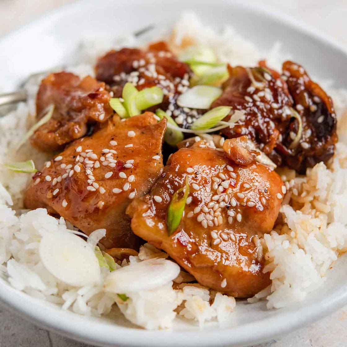 Crockpot Honey Sesame Chicken