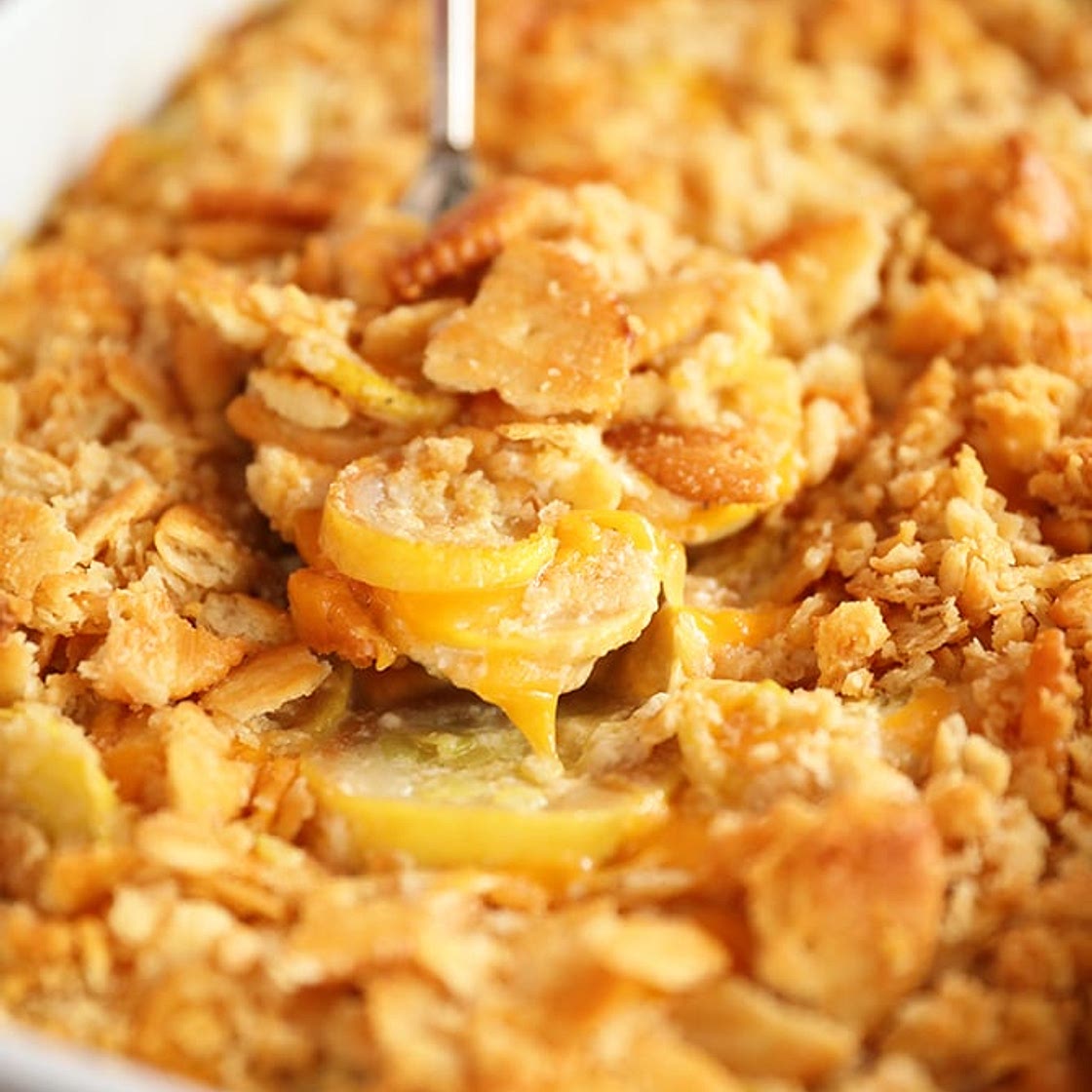 Ultimate Cheesy Squash Casserole