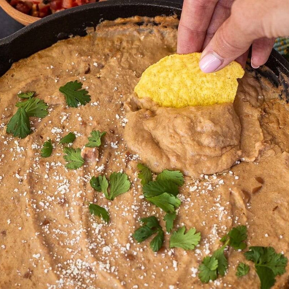 Cheater Restaurant Style Refried Beans
