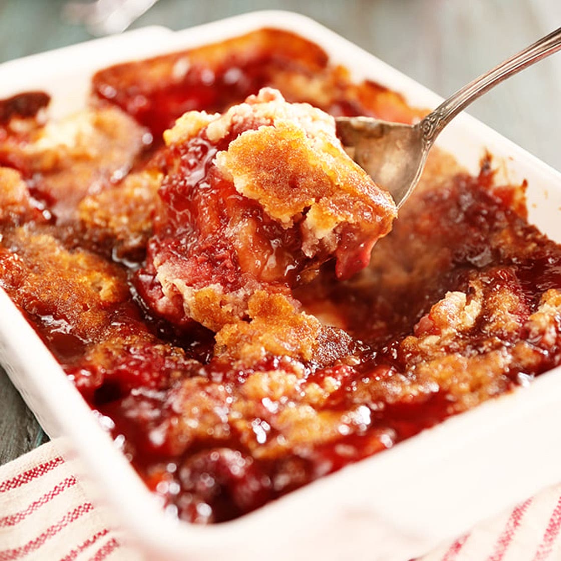 Strawberry Cobbler