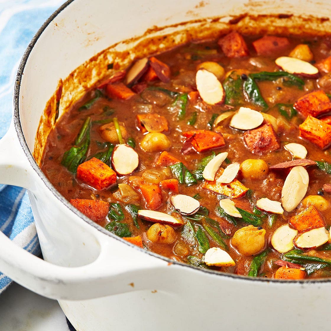 Sweet potato and chickpea curry