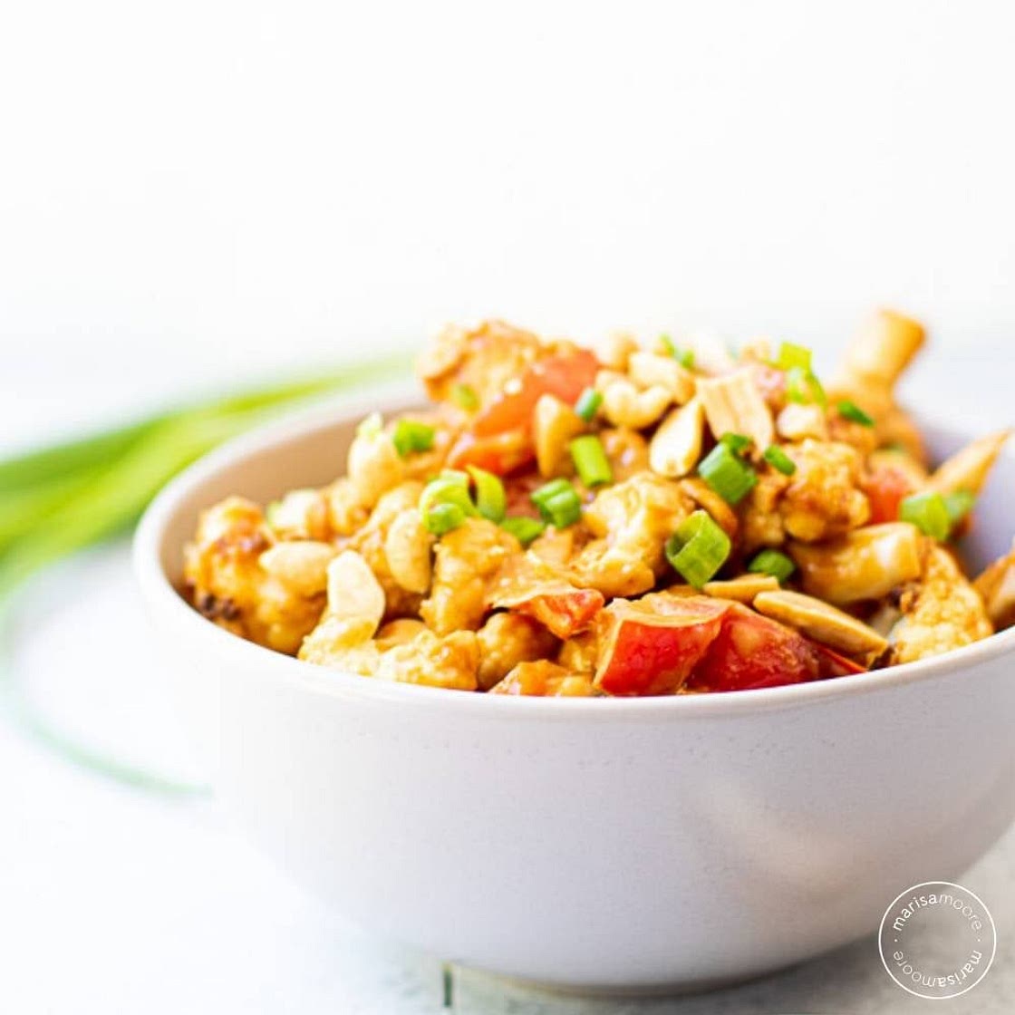 Spicy Peanut Cauliflower Stir Fry