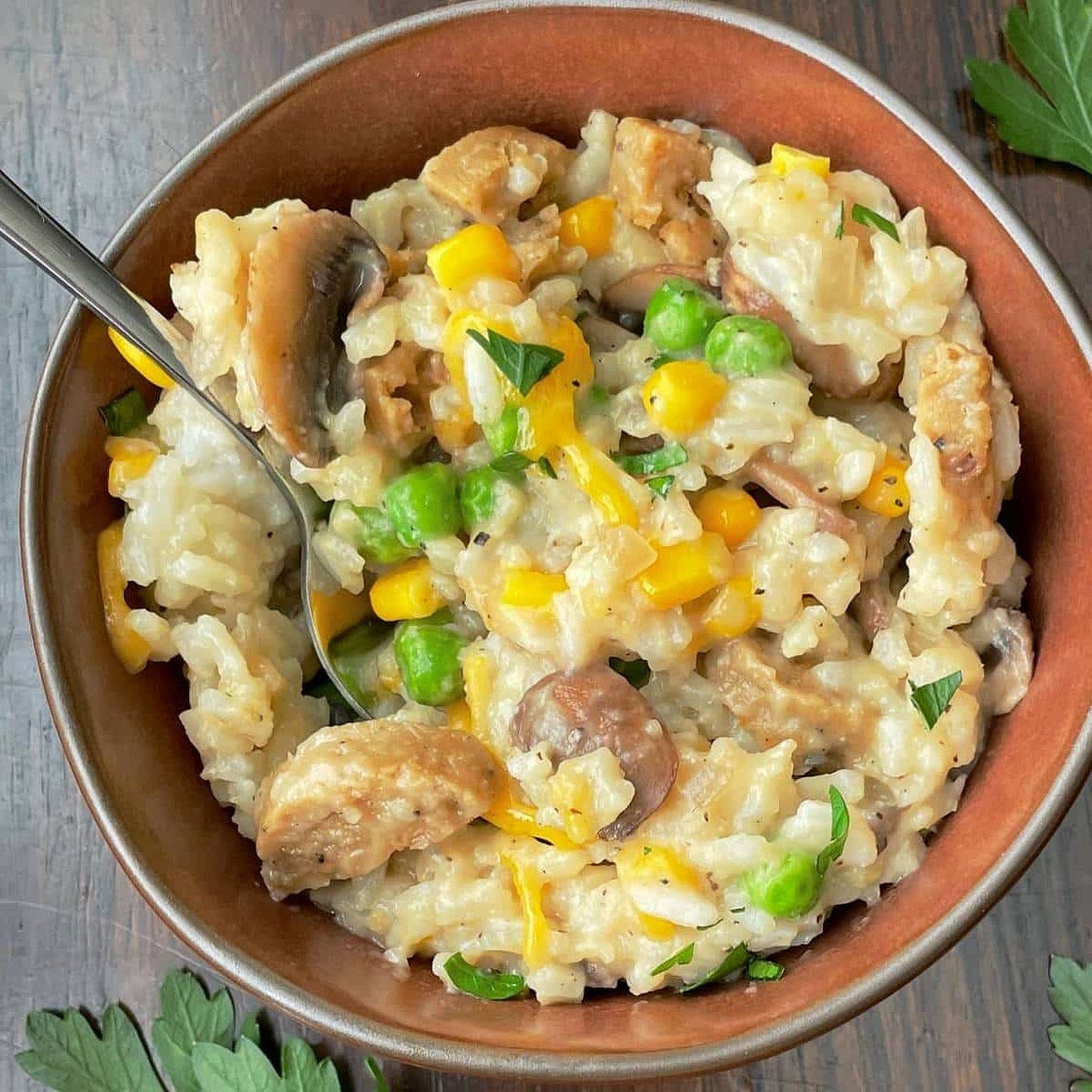 Vegan Casserole with Rice