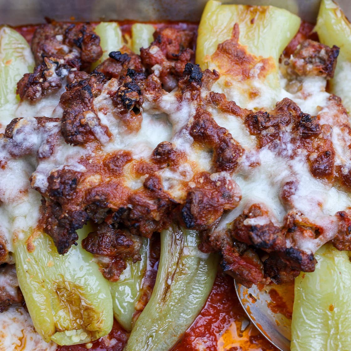 Unstuffed Banana Peppers