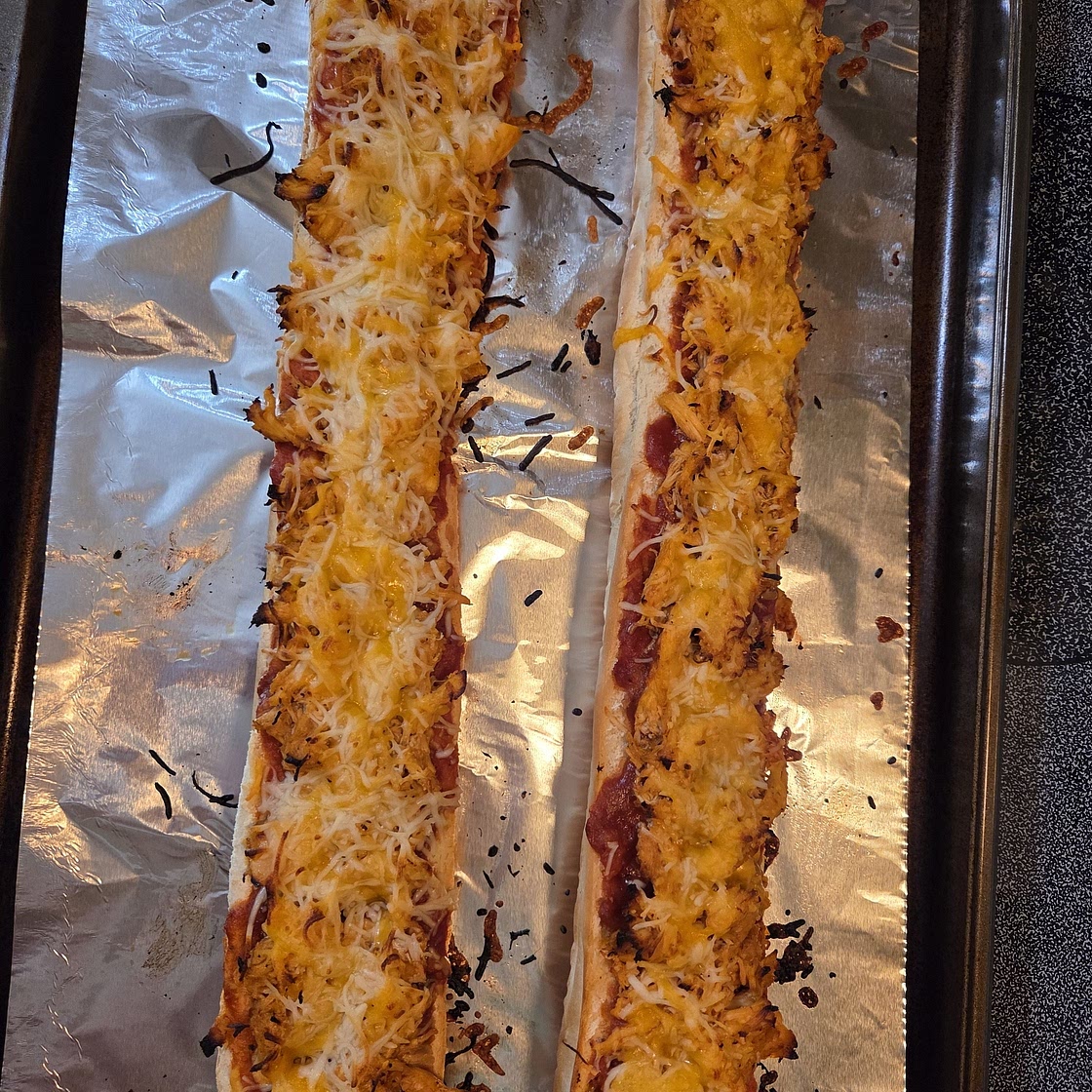BBQ Chicken French Bread Pizza
