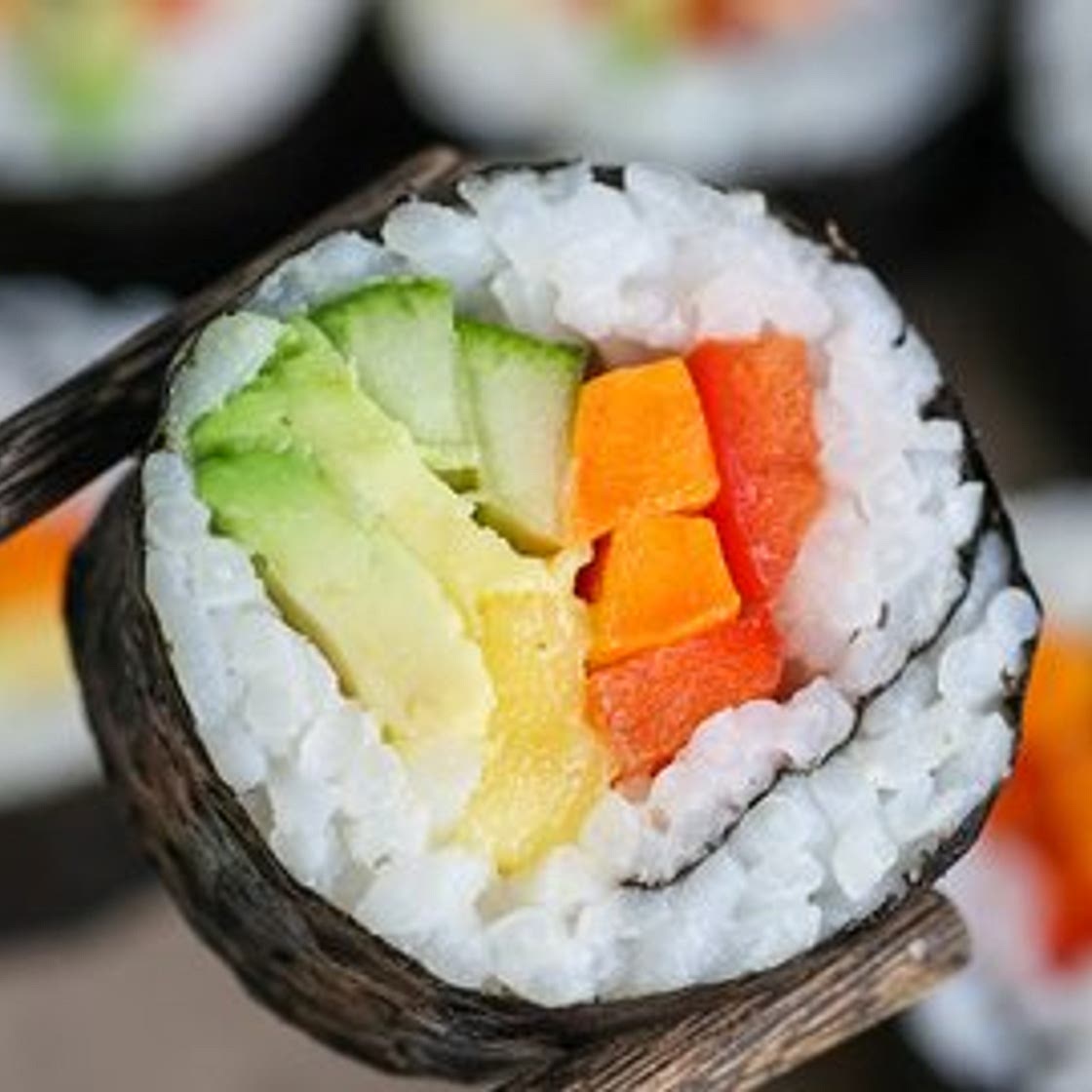 Rainbow Veggie Rolls