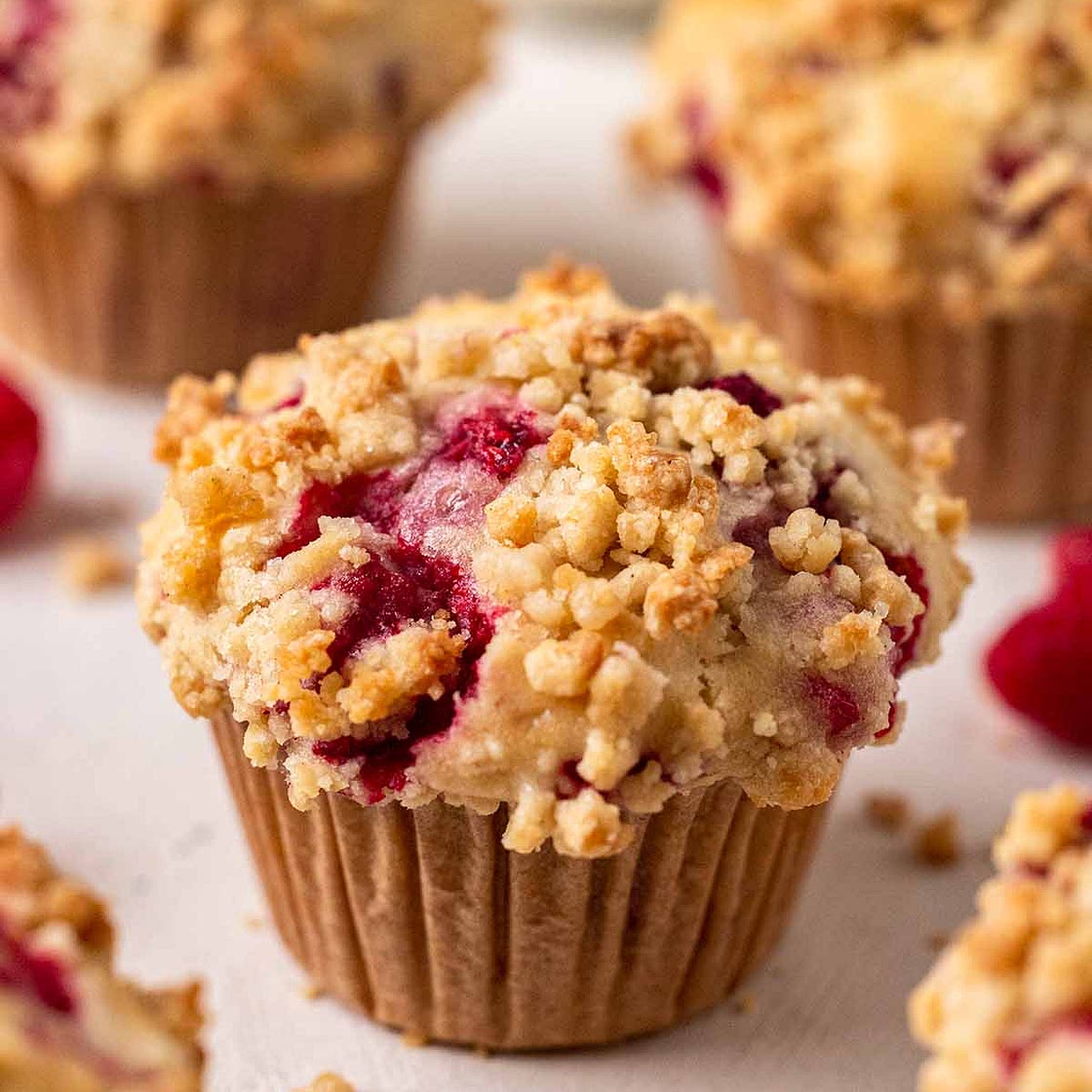 Vegan Raspberry Muffins
