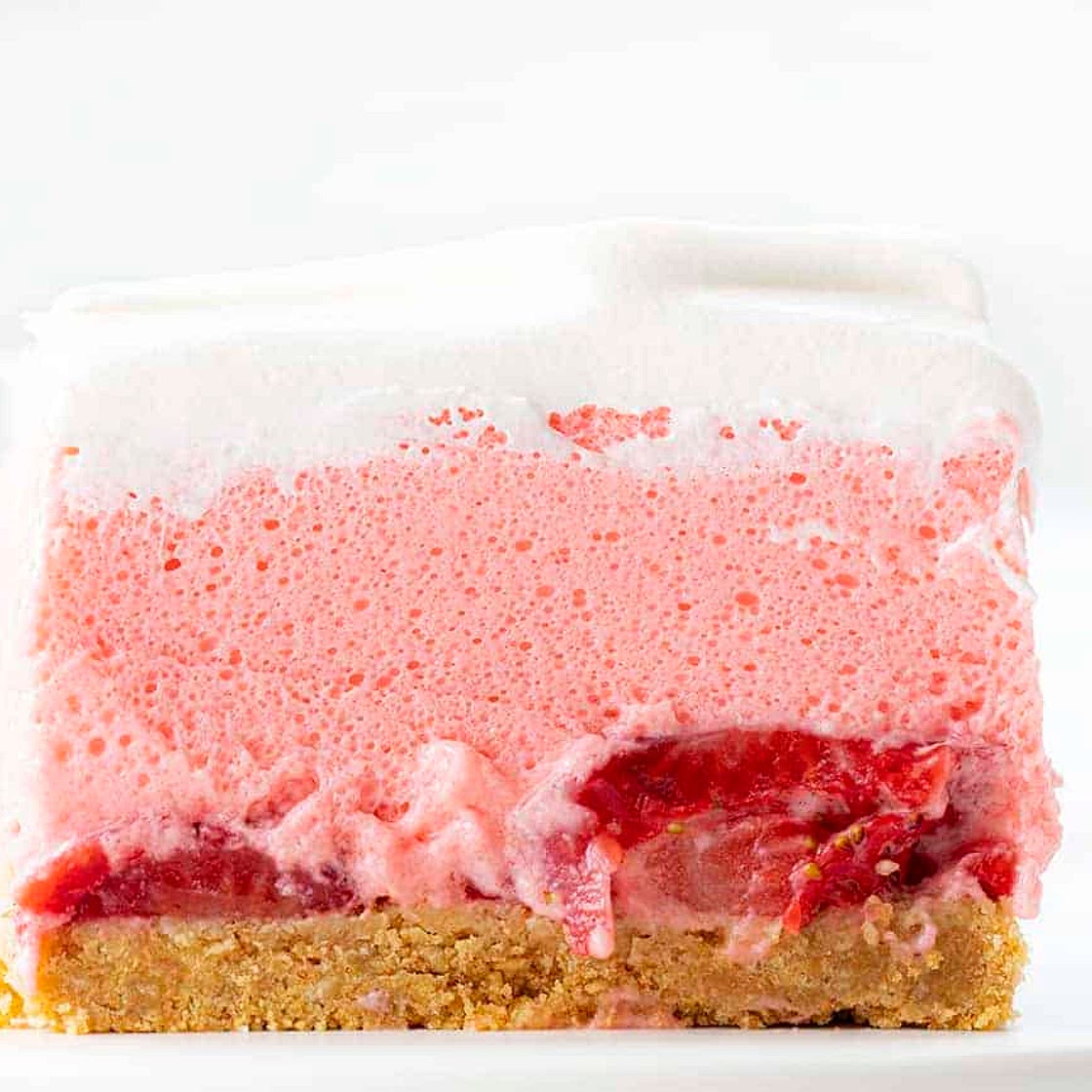 Strawberry Woolworth Icebox Cheesecake