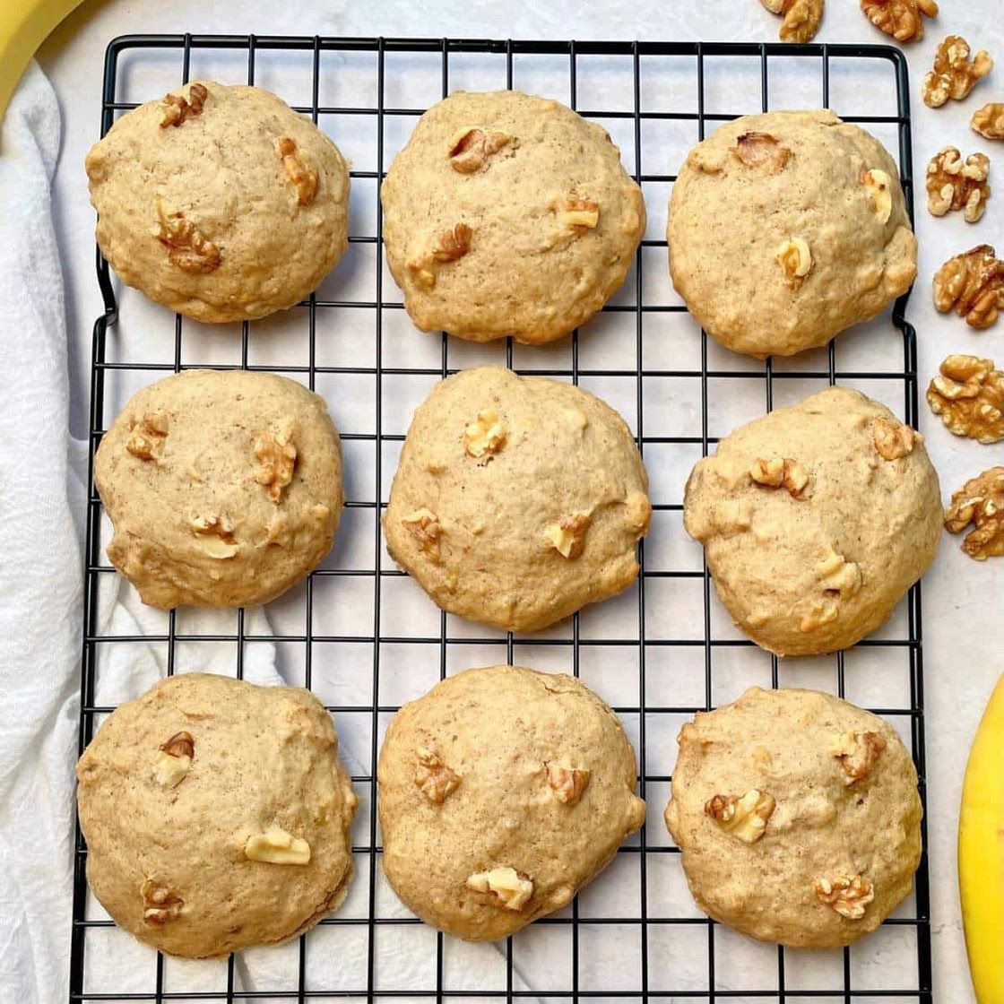 Vegan Banana Bread Cookies