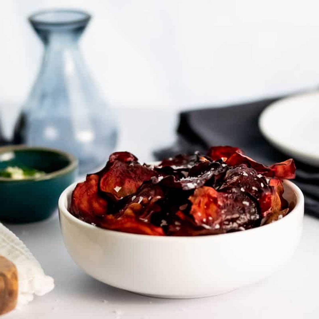 Oven Baked Beetroot Crisps Recipe - Beetroot Chips
