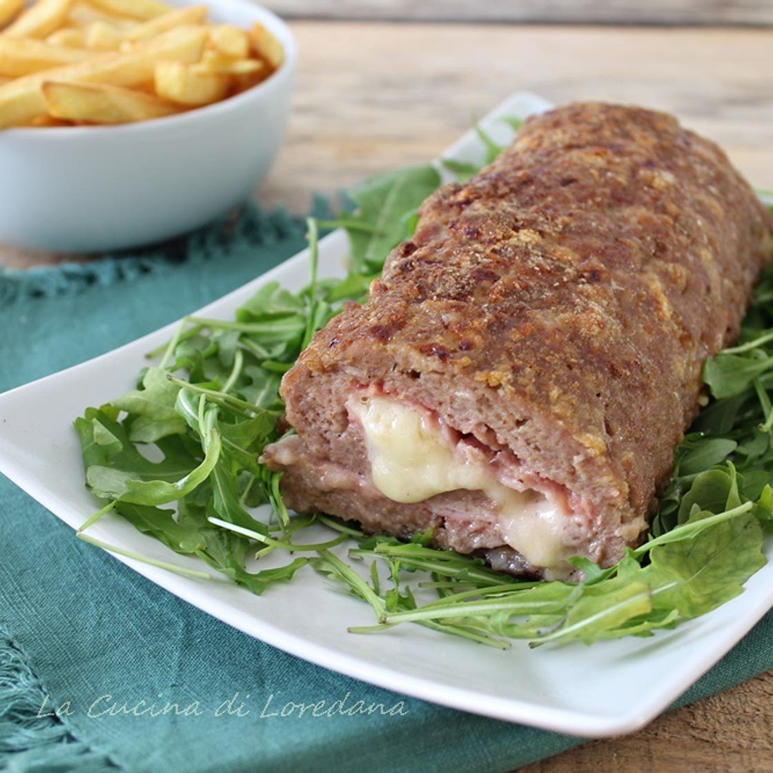 Polpettone ripieno al forno