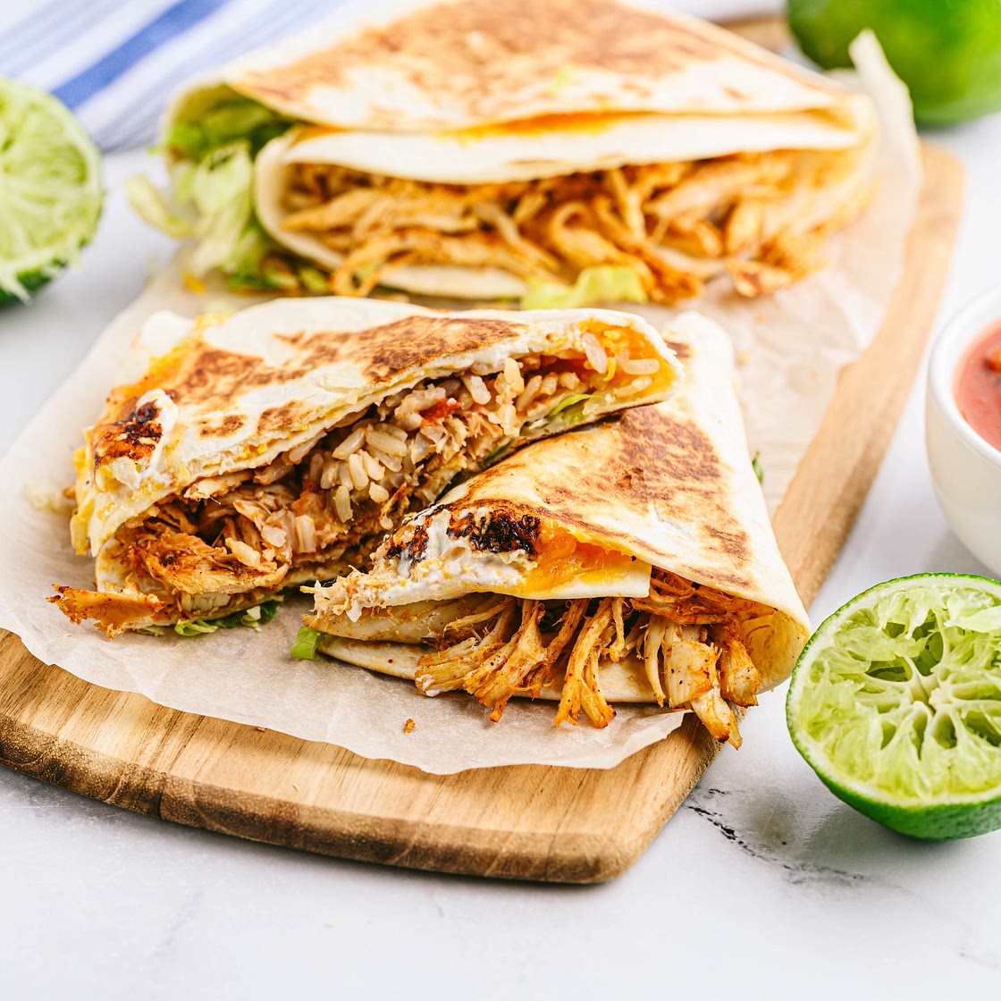 Chili Lime Chicken Crunch Wrap