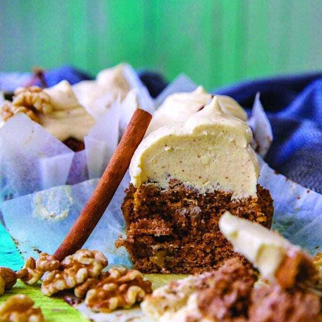 Walnut Cinnamon Keto Muffins