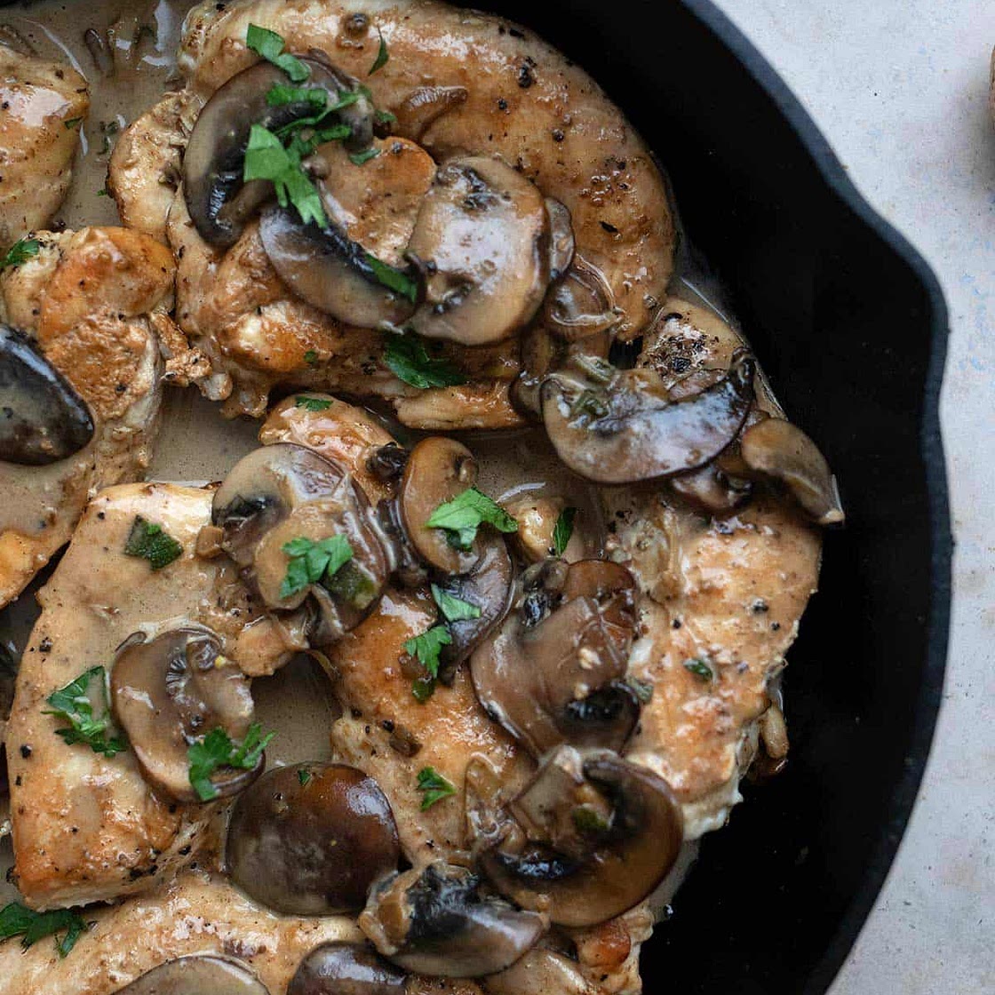 Keto Chicken Marsala Recipe