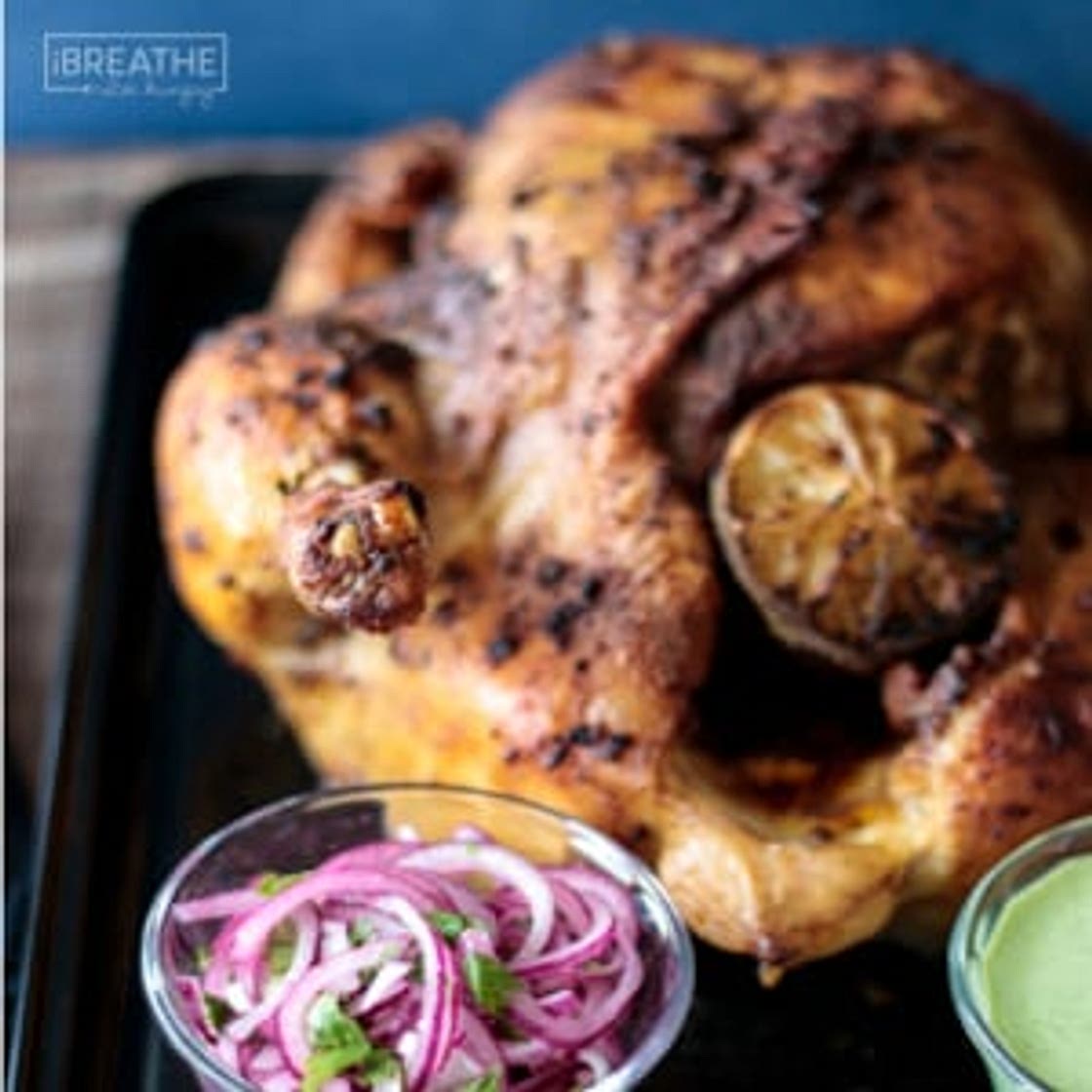 Keto Peruvian Roasted Chicken & Green Sauce
