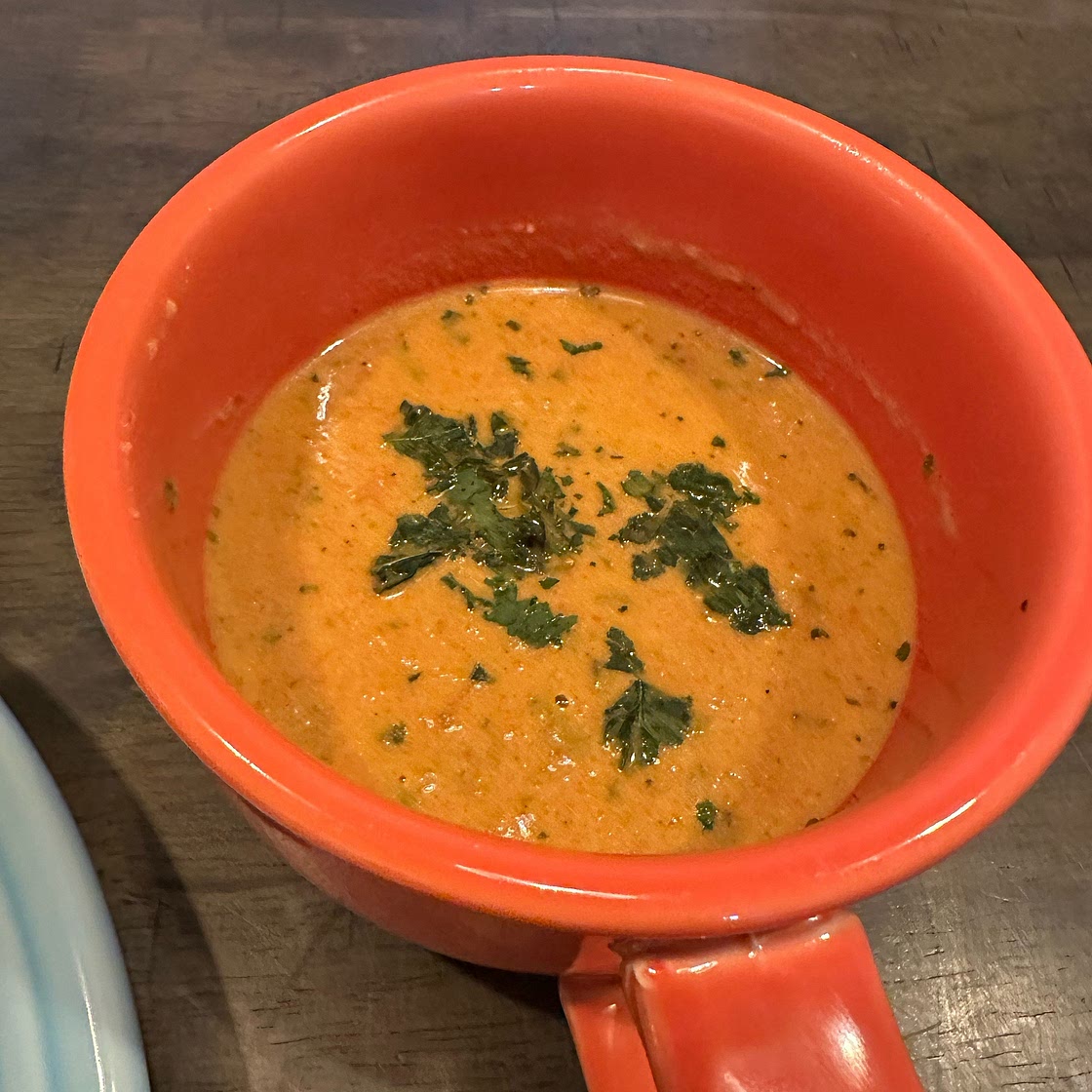 Roasted Tomato Soup w/ Grilled Cheese