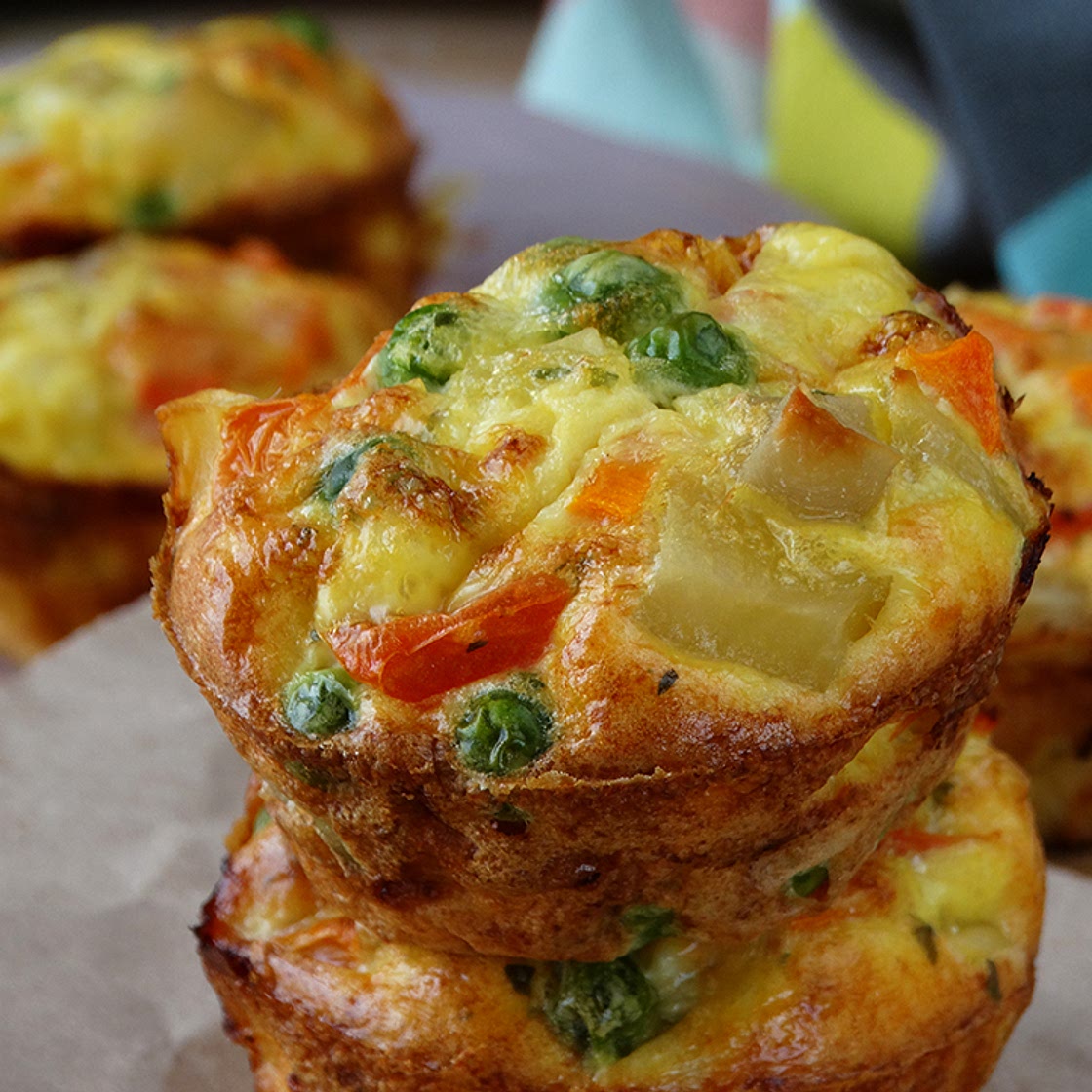 Frittatine al forno alle verdure