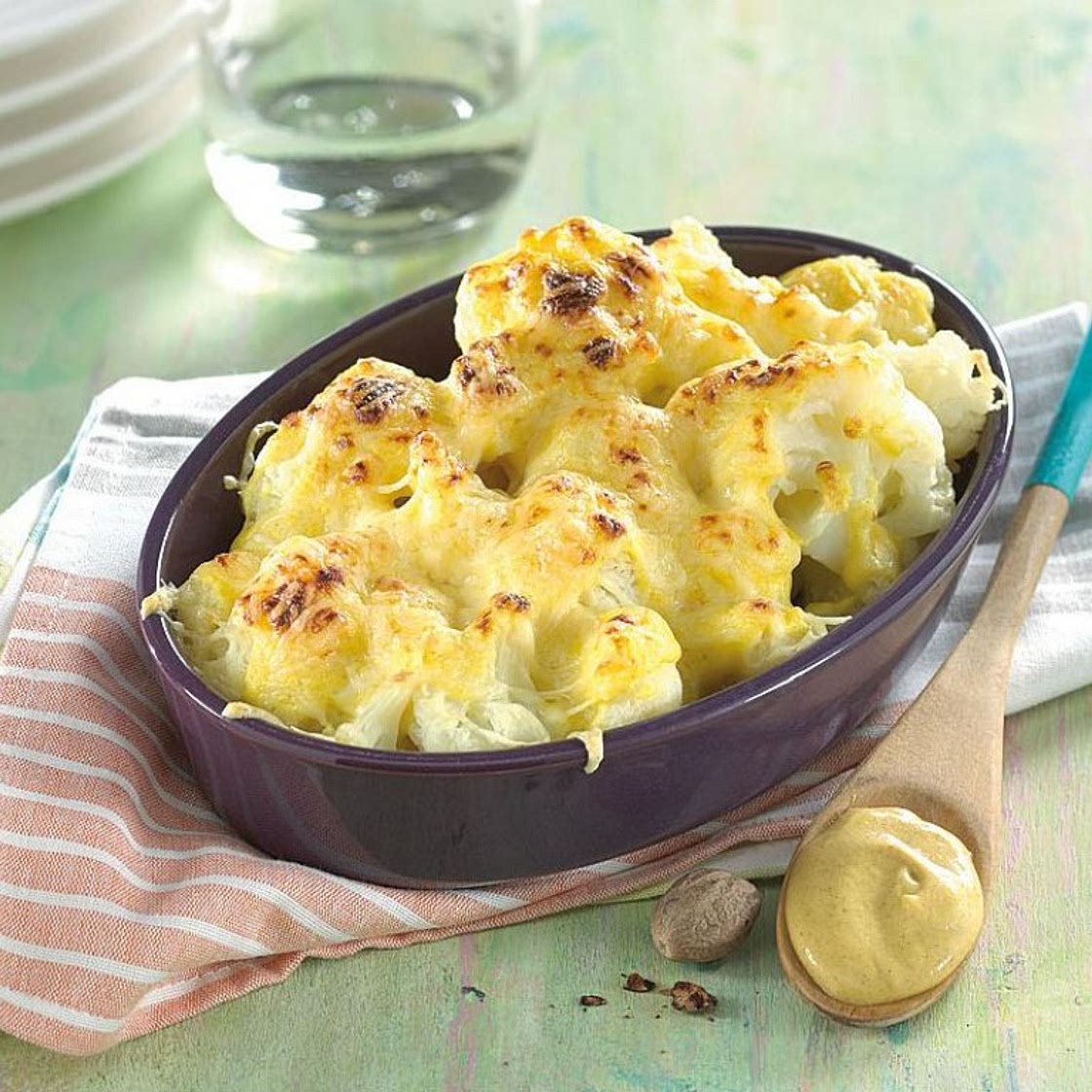 Gratin de chou-fleur à la sauce Mornay