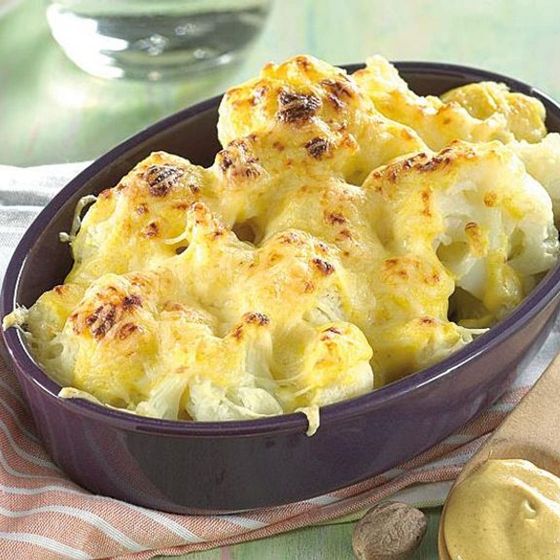 Gratin de chou-fleur à la sauce Mornay