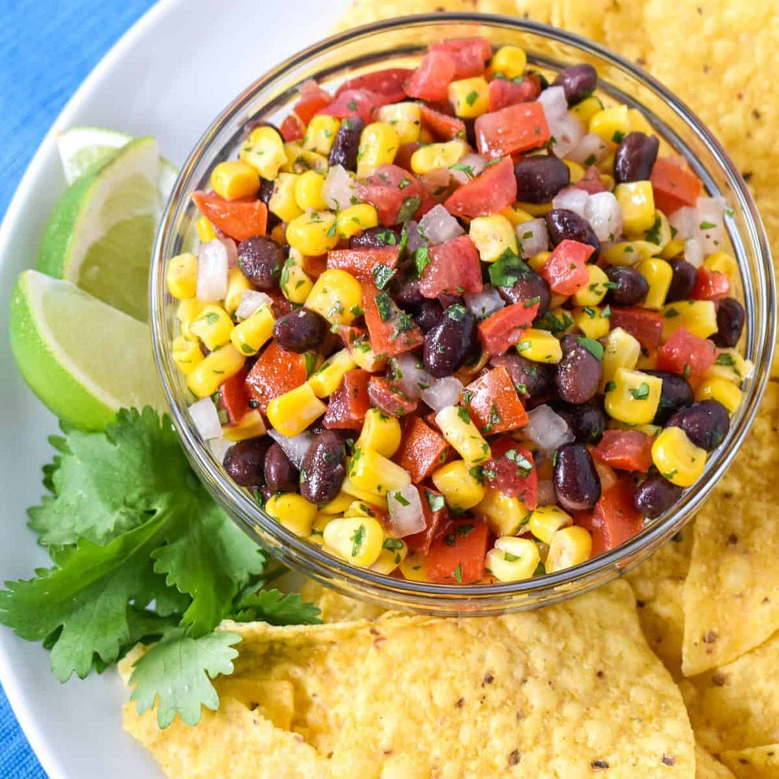 Black Bean and Corn Salsa Dip