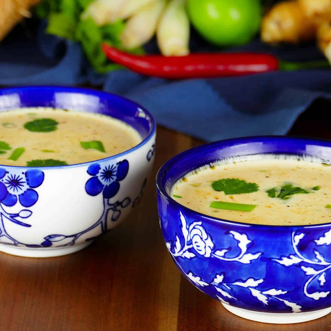 Instant Pot Thai Coconut Soup (Tom Kha Gai)