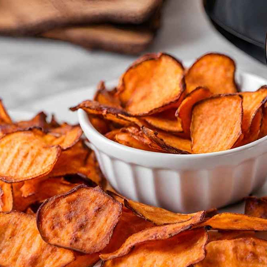 Cómo Preparar Chips de Boniato en Freidora de Aire
