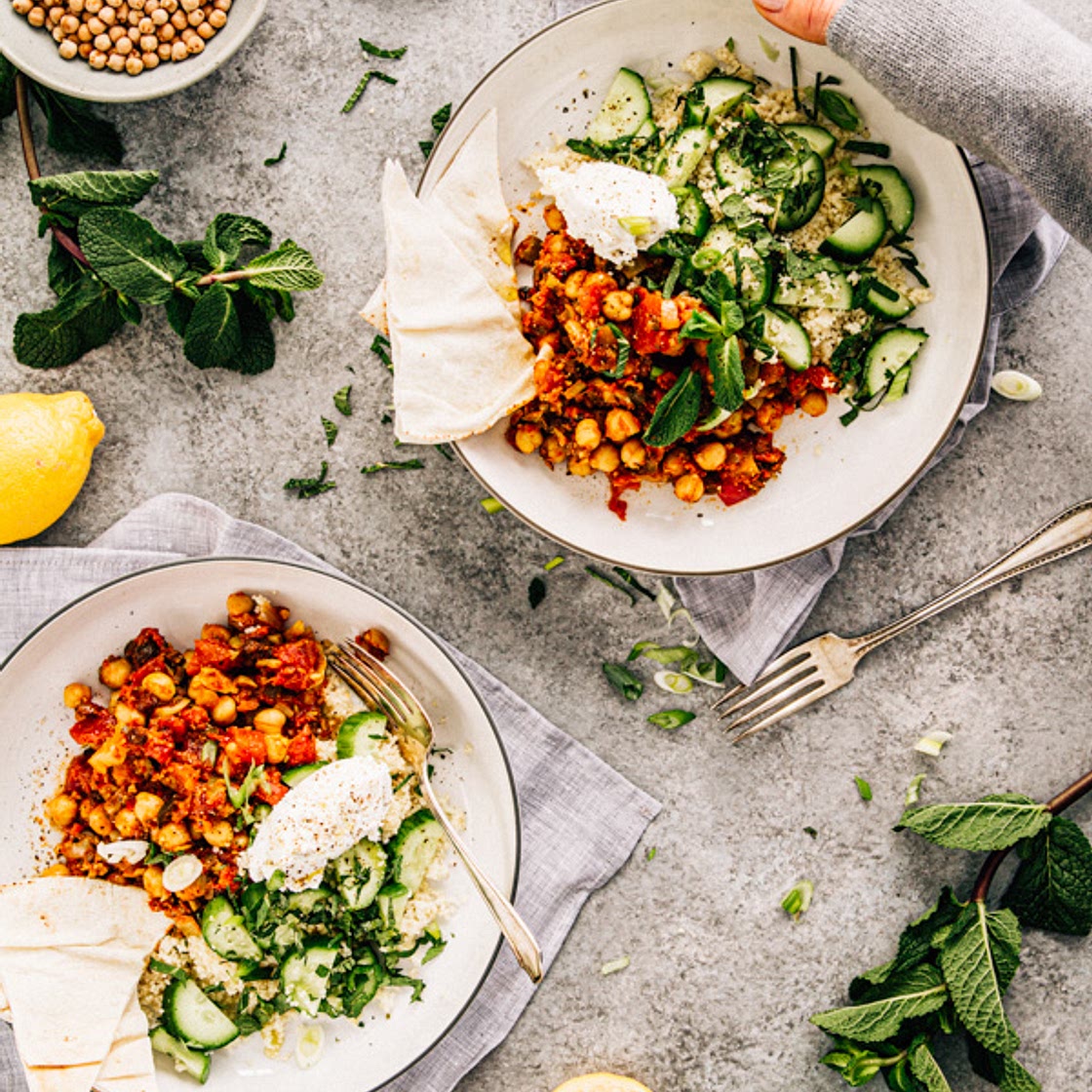 bol de pois chiches express à la marocaine