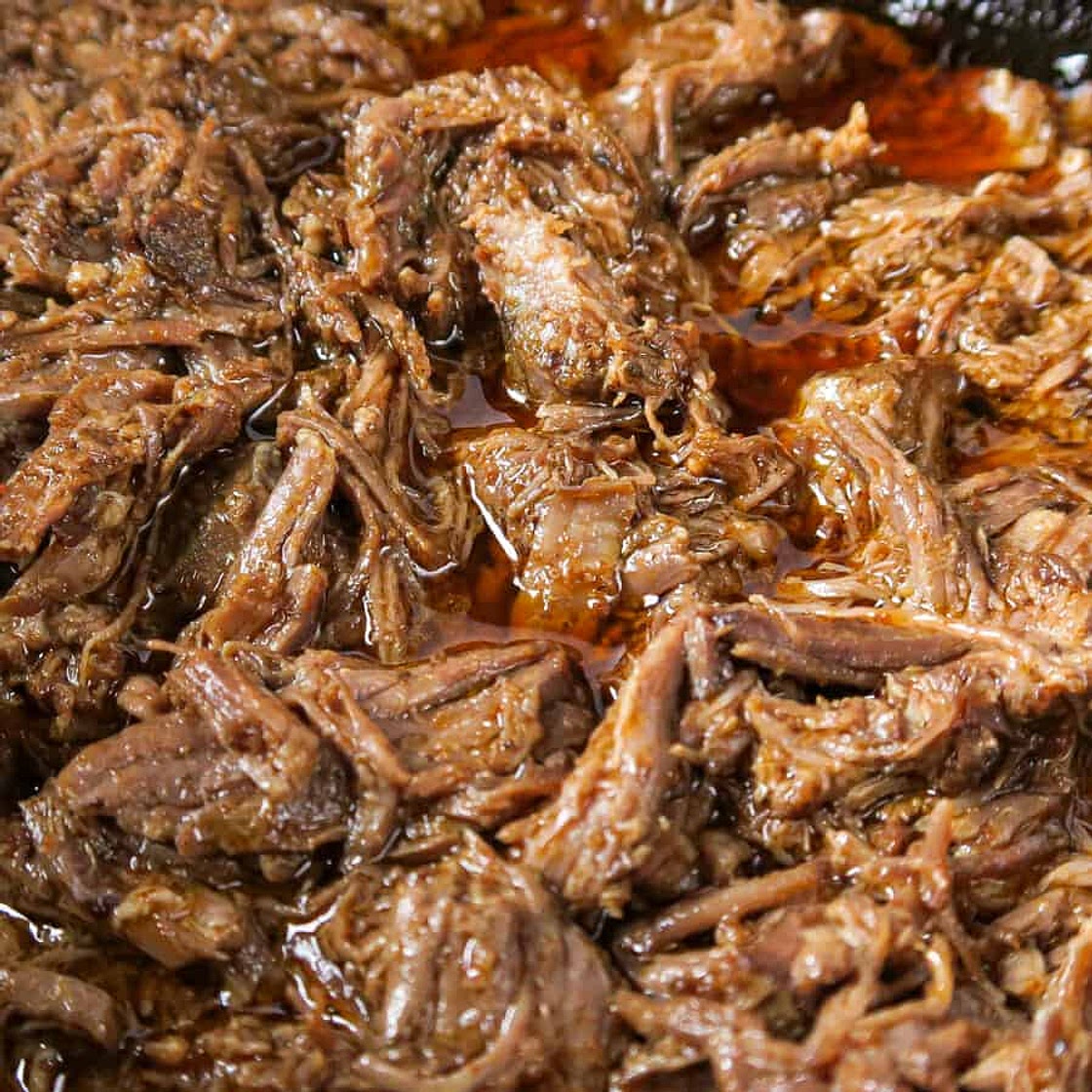 Mexican Shredded Beef {Easy, Crock Pot or Instant Pot Recipe}