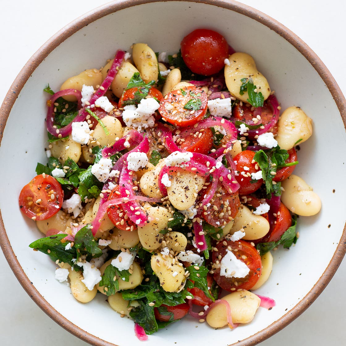 Za'atar Butter Bean Salad