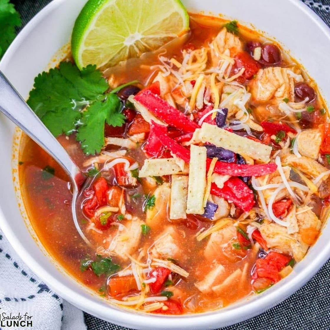 Crockpot Southwest Chicken Soup Printable Recipe