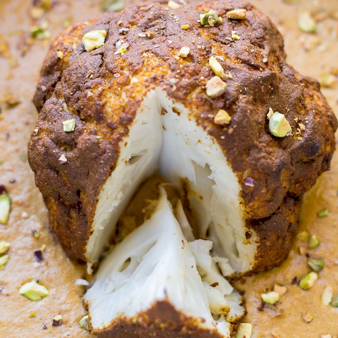 Whole Roasted Cauliflower Tikka Masala