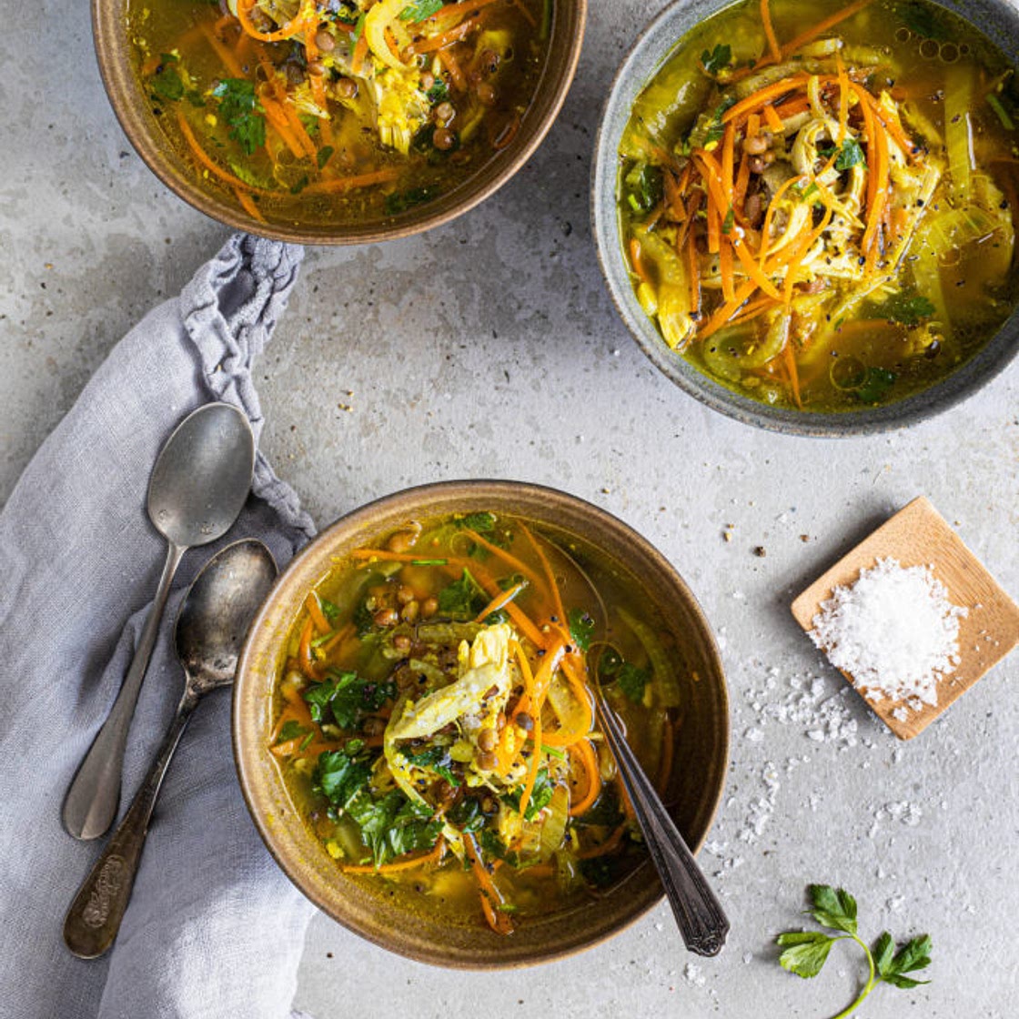 Soupe-repas poulet et millet