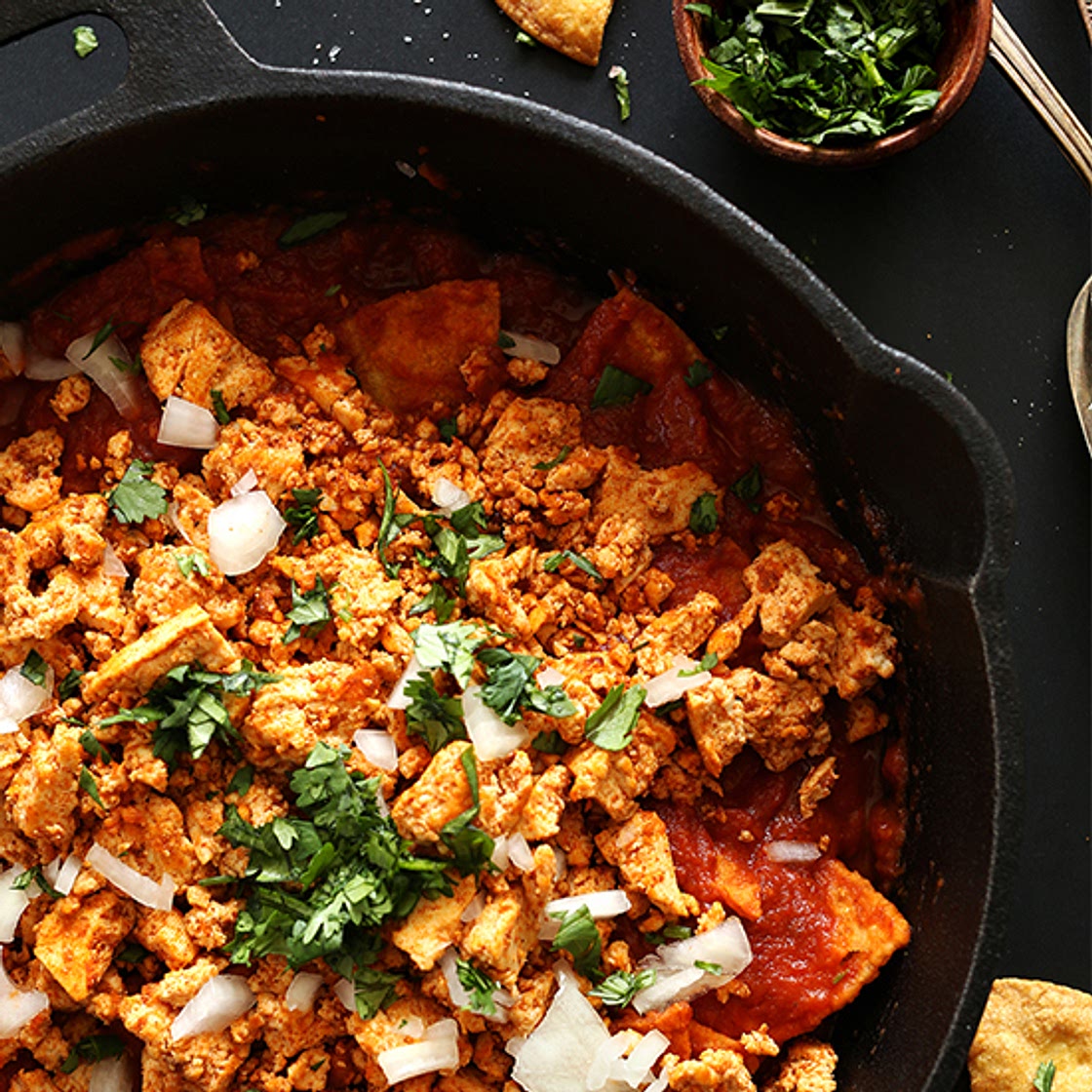 Chipotle Tofu Chilaquiles