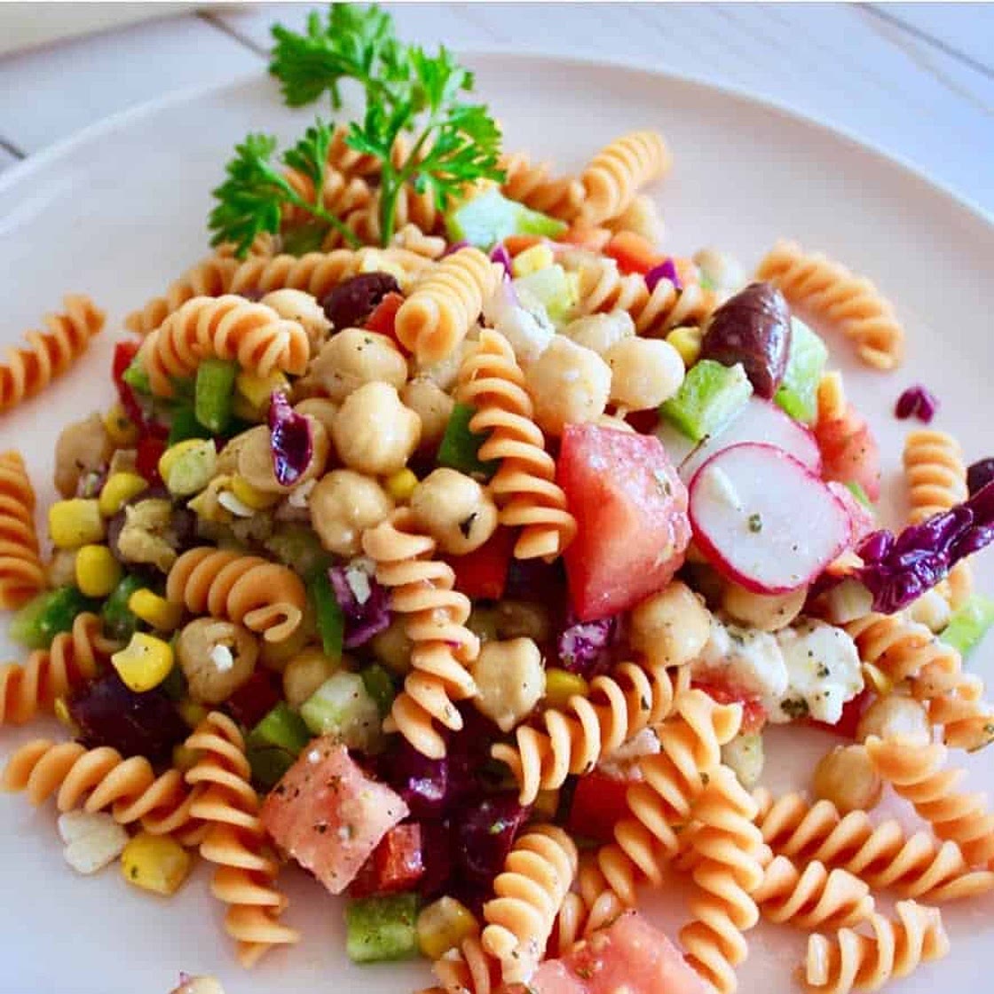 Effortless Greek Pasta Salad!