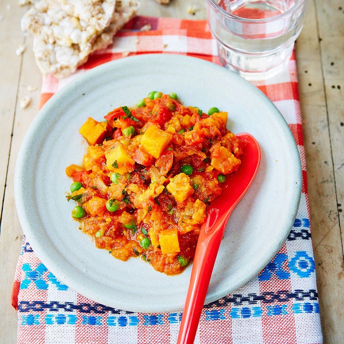 Helen’s sweet potato & red pepper stew