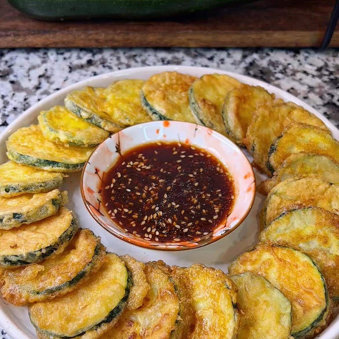 Pan Fried Zucchini (HOBAK JEON)