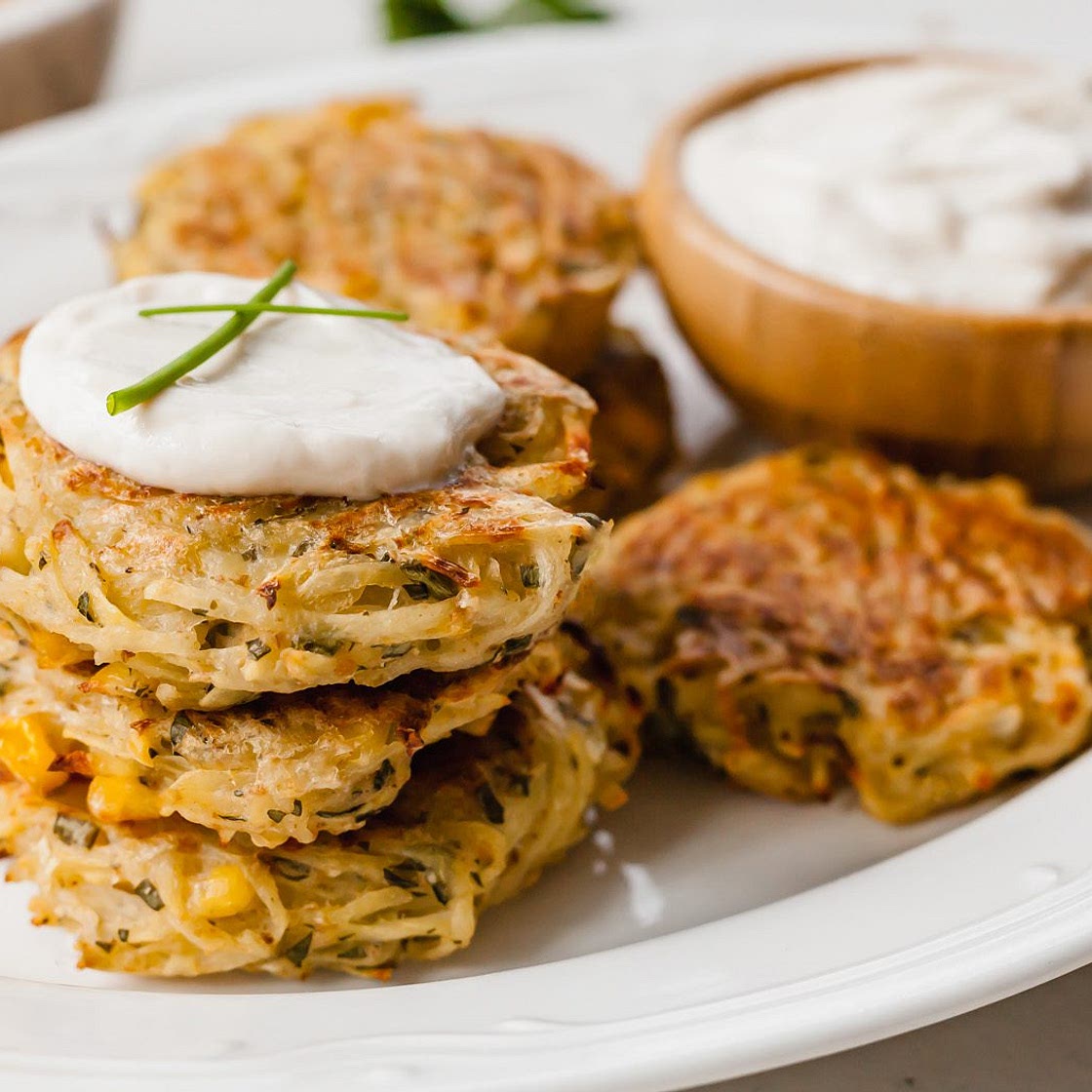 Potato-Corn Latkes