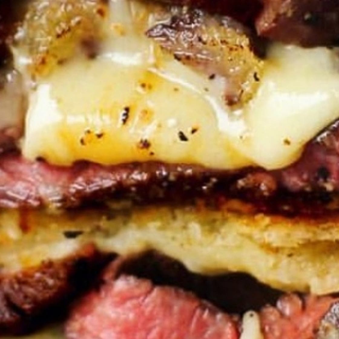 Sous Vide Short Rib Melt with Gruyere and Caramelized Onions