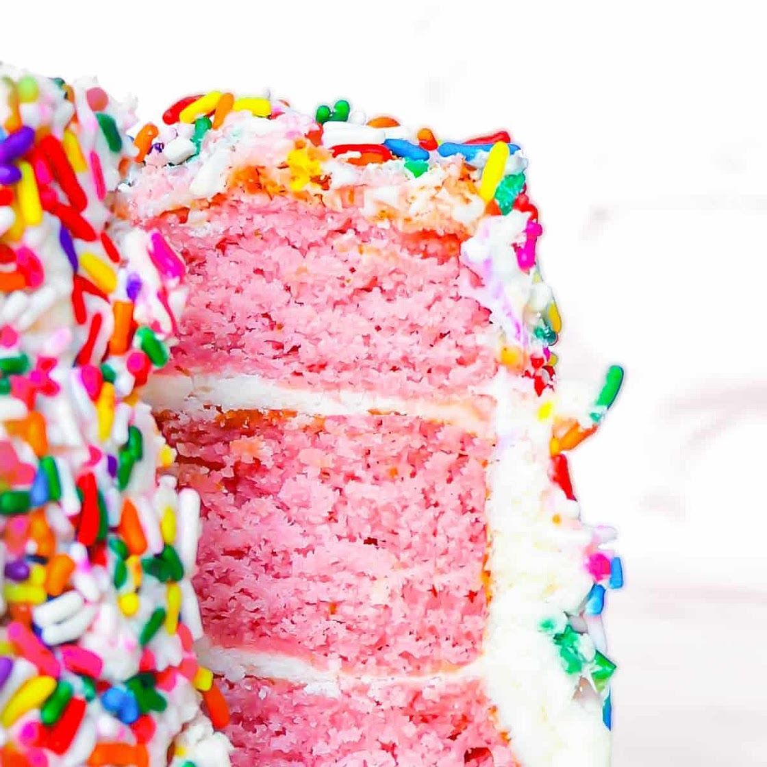 Vegan Strawberry Cake