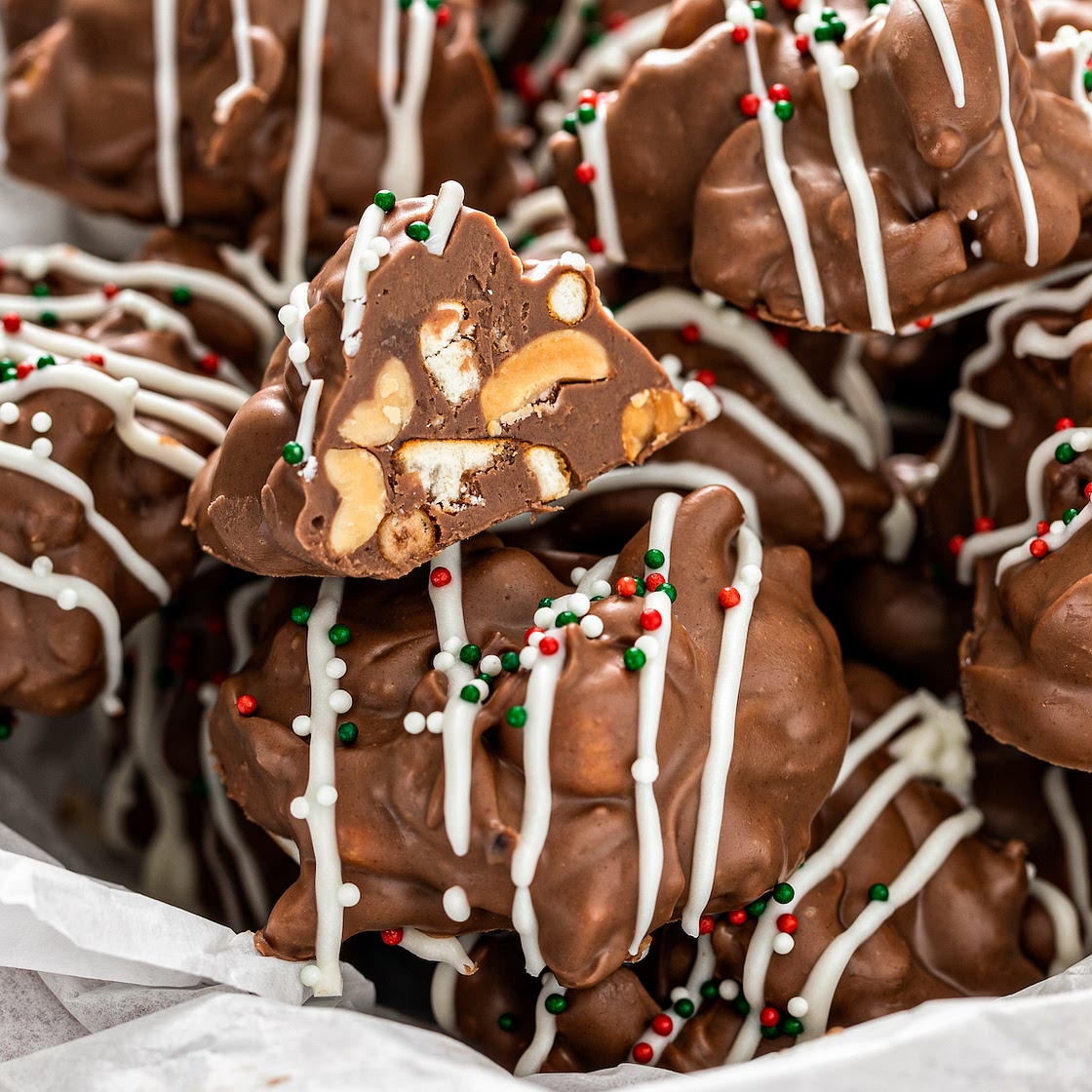 Peanut Butter Pretzel Crockpot Candy