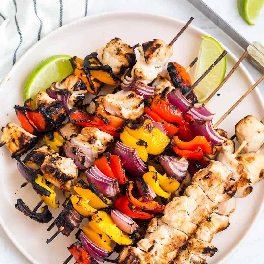 Coconut Lime Chicken Skewers
