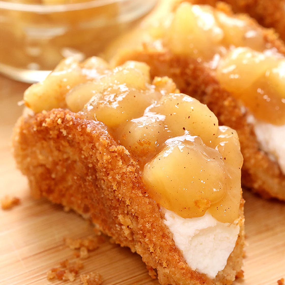 Apple Pie Cheesecake Tacos