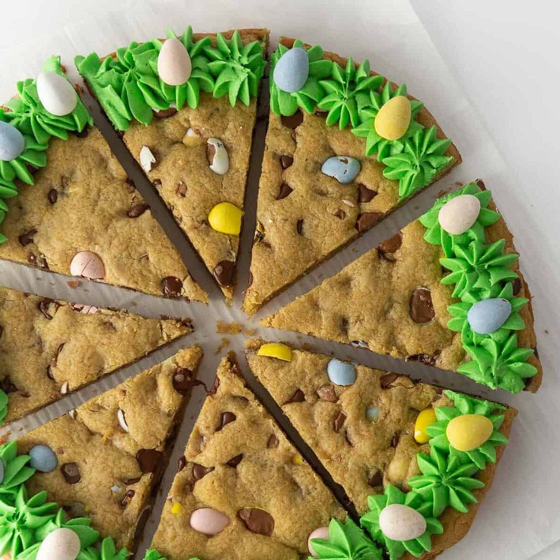 Easy Easter Cookie Cake