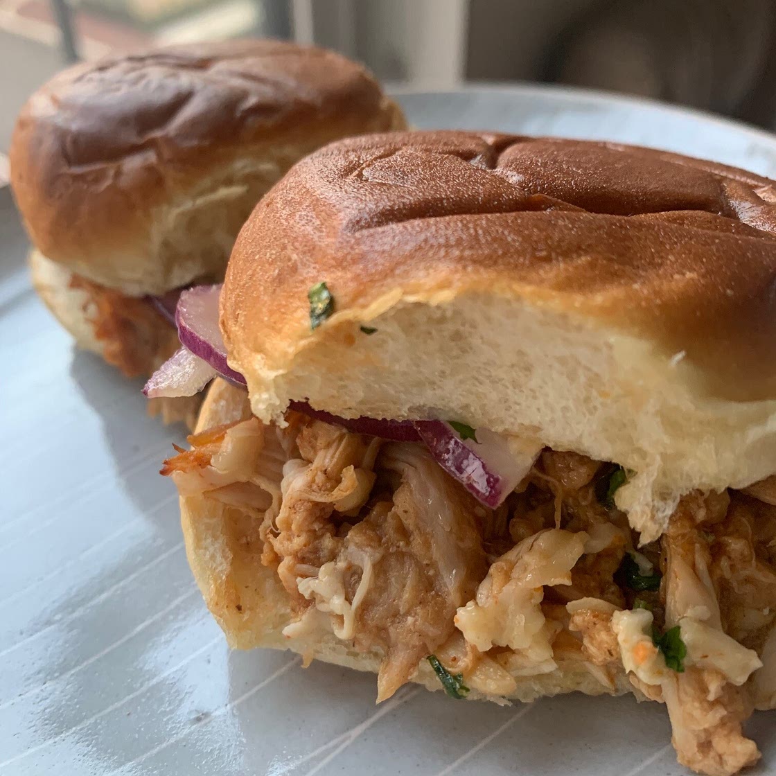 30 Minute BBQ Chicken Sliders