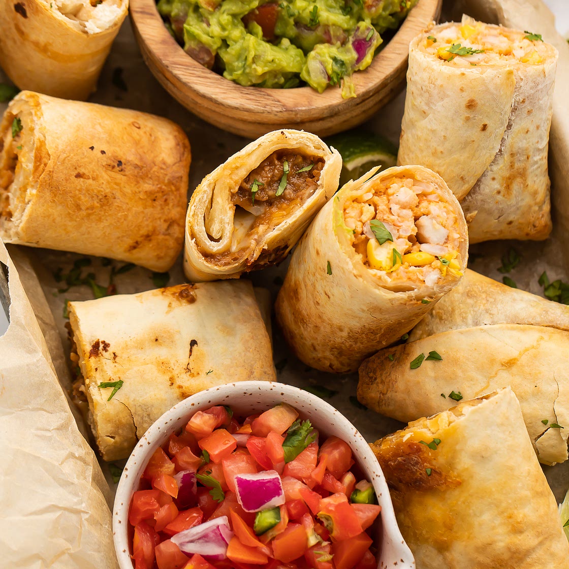 Frozen Burrito in the Air Fryer
