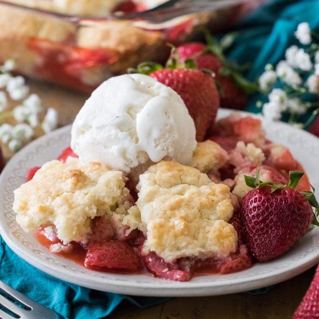 Strawberry Cobbler