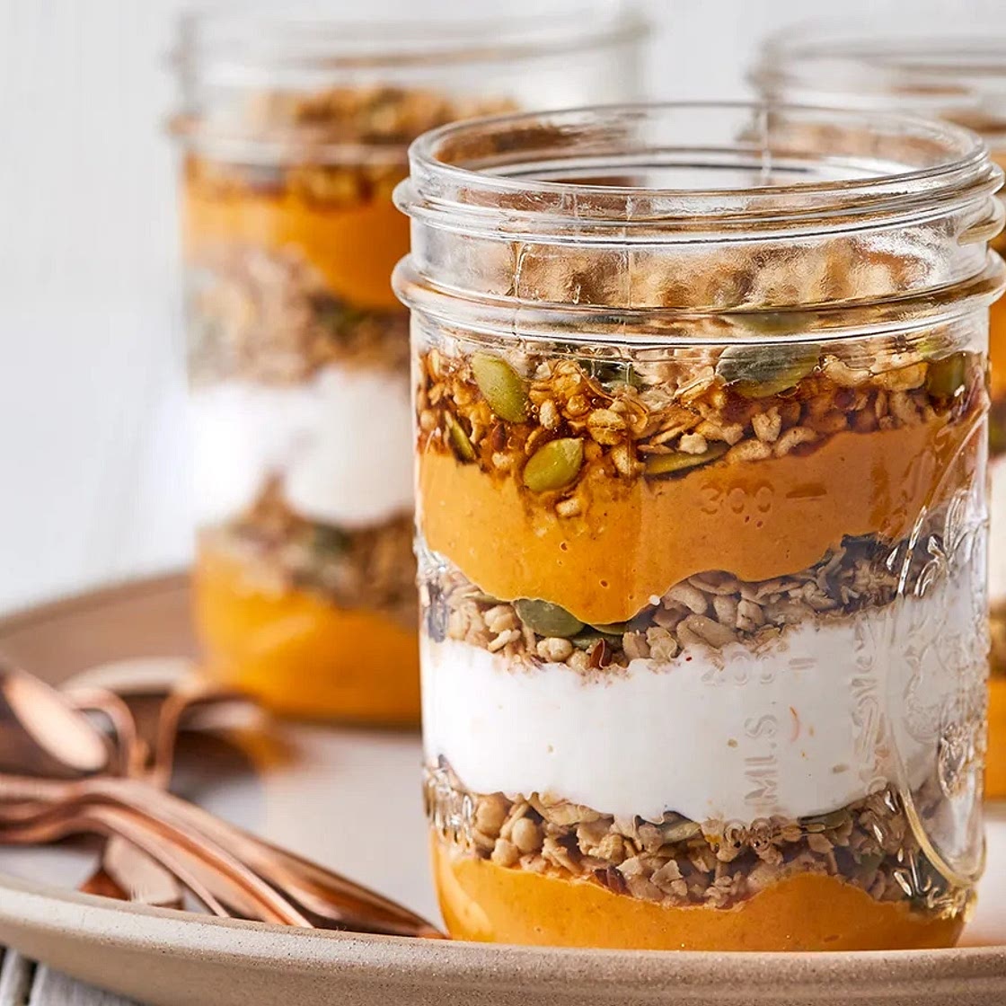 Spicy Pumpkin Parfaits Make Perfectly Portioned Breakfasts for Fall